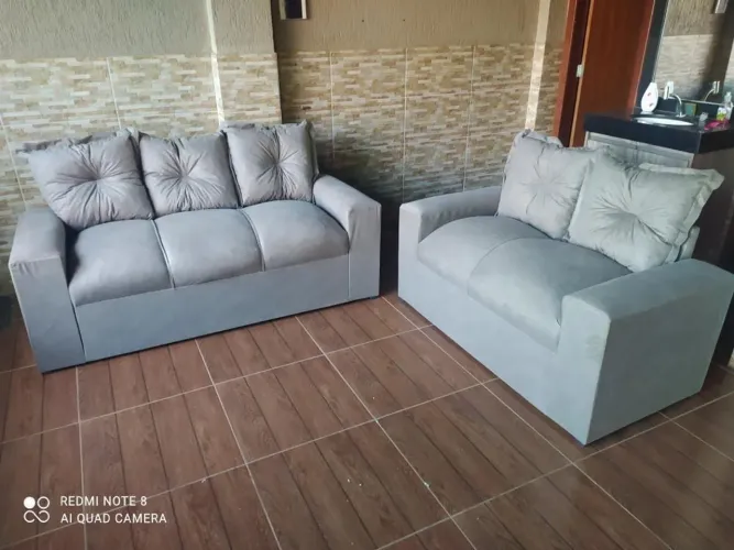 Sofá 2 e 3 lugares novos, entregamos 