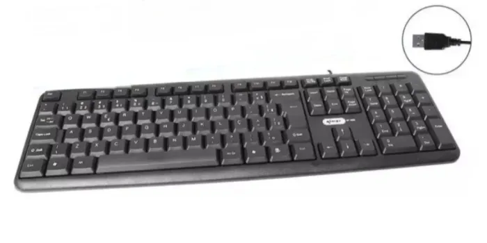 Teclado com fio USB para pc