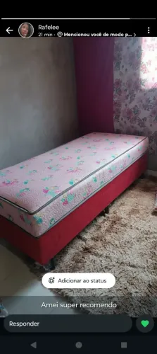 Cama Box Solteiro com proteção e sem 