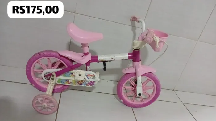 Bicicleta Infantil Rosa 