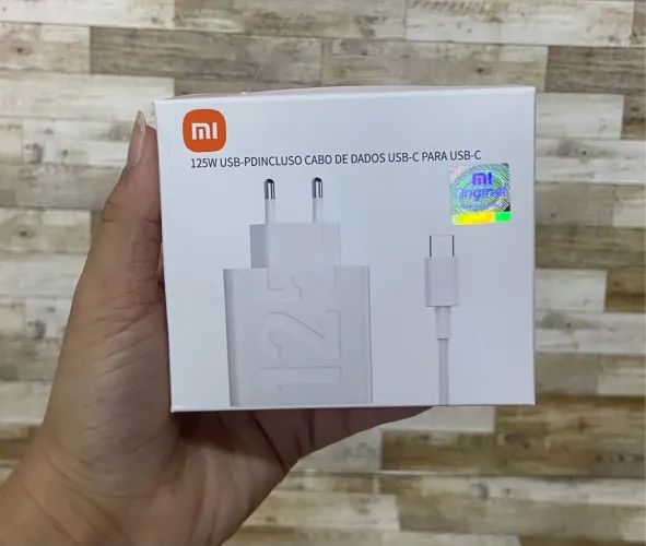 Carregador Xiaomi 125W USB-PD e Cabo USB-C