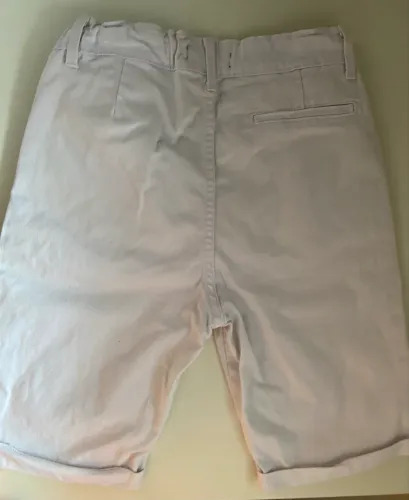 Bermuda branca infantil 