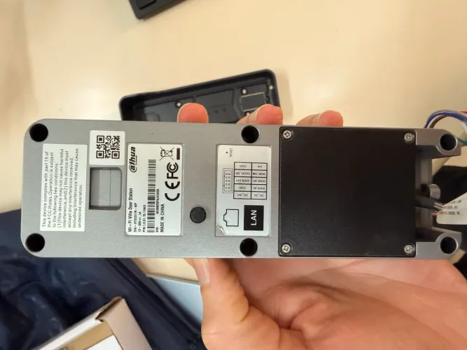 Campainha Vídeo Porteiro Dahua Unidade externa Wi-Fi DHI-VTO2311R-WP