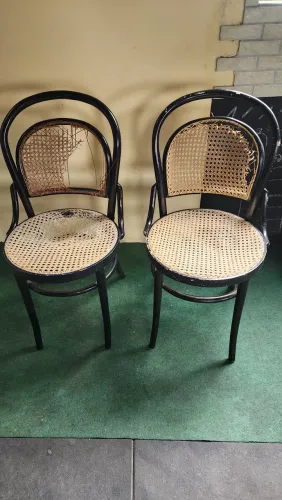 CADEIRAS THONET ANTIGAS EM MADEIRA CURVADA - EXCELENTE PROJETO DE RESTAURAÇÃO