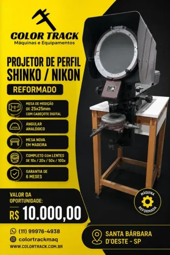 Projetor de Perfil Shinko Nikon Reformado