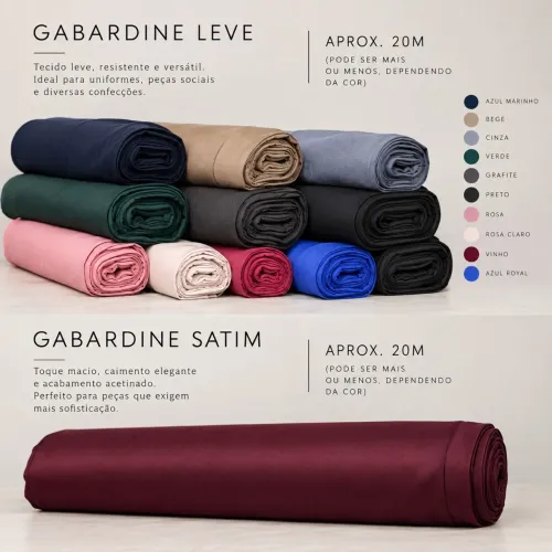 Tecido Gabardine em Oferta