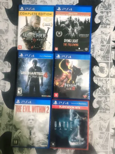 Jogos originais ps4