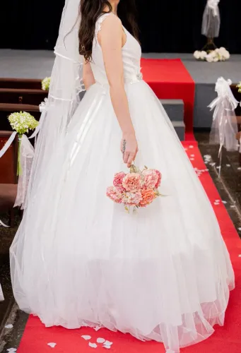 Vestido de noiva completo