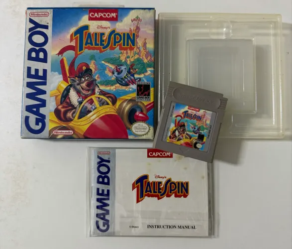 Jogo TaleSpin Disney - Game Boy Clássico (CIB - Completo na Caixa) Original Capcom