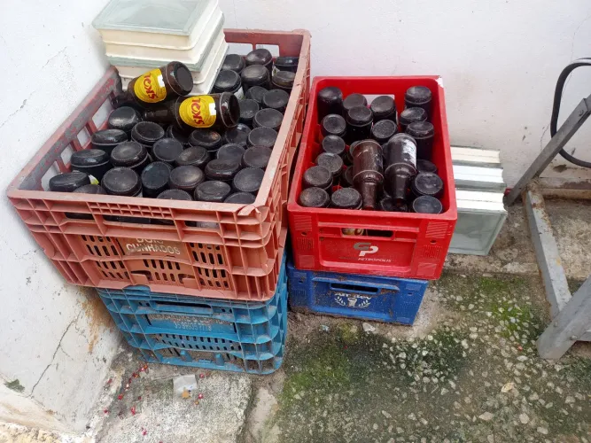 Garrafinhas skol