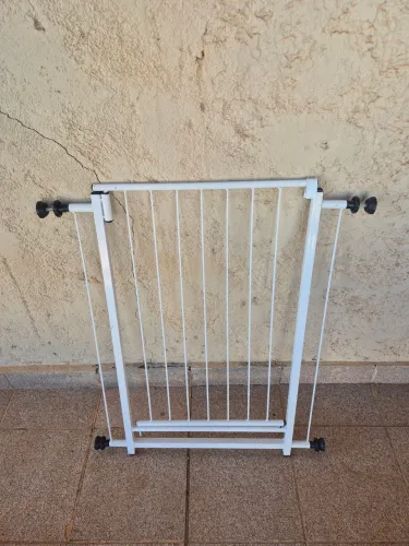 Portão Pet Qually Branco Novinho em Folha-82x(70-74cm)