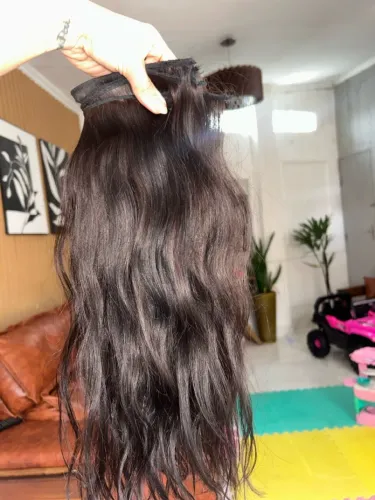 Cabelo brasileiro mega hair ondulado