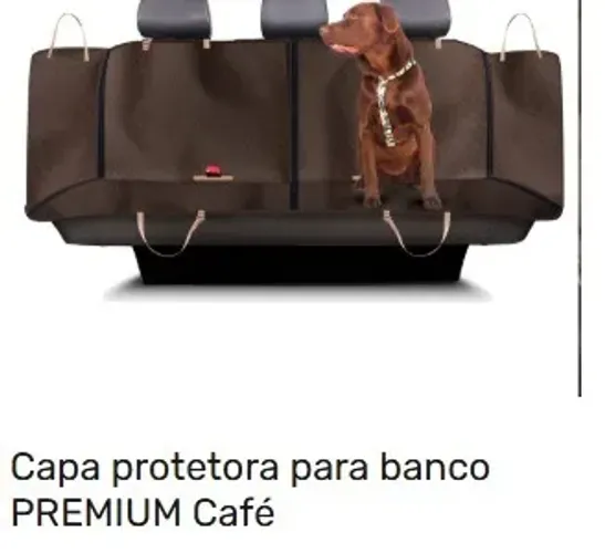 Capa protetora de carro para transporte de cães - usada 3x
