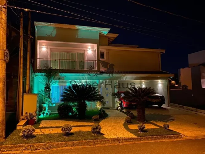 Lindo sobrado com 4 suítes + escritório, pronto para morar no Condomínio Villa Romana, em