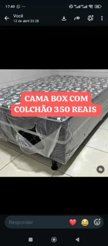 Cama box casal D33 . entrega grátis
