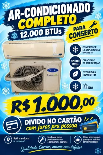 Vendo ar condicionado completo pra concerto