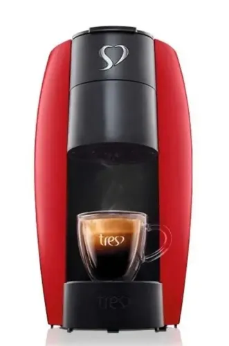 Cafeteira Espresso Tres Lov Vermelha