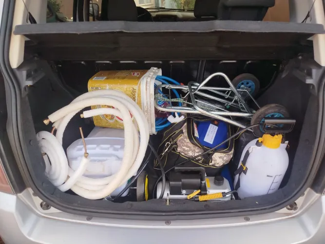 Kit completo ar,só começar trabalhar