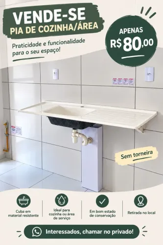 PIA DE COZINHA