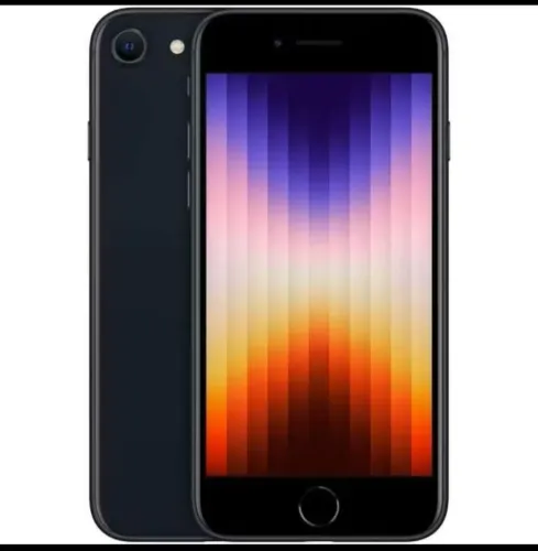Celular Novo Lacrado Apple iPhone SE (3a geração) 64GB - Meia noite