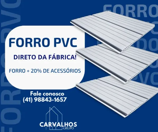 FORRO PVC DIRETO DA FÁBRICA