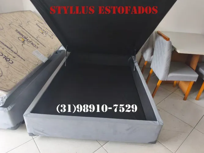 Cama box baú casal