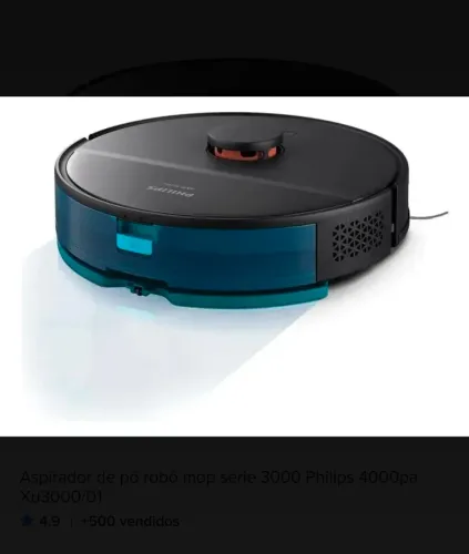 Robô Aspirador Philips Walita com Lidar