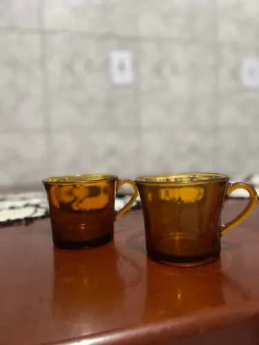 Xícara Duralex Marrom Antiga (COLECIONADOR)