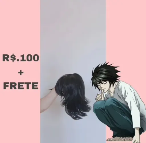 PERUCA COSPLAY "L" DEATH NOTE