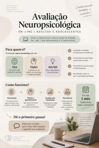 Avaliação Neuropsicológica Online (Autismo (TEA), TDAH e Altas habilidades (AH/SD))