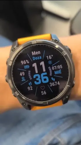 Relógio Garmin fênix 8 amoled Saphire - 51mm