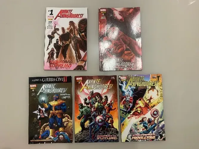 5 Quadrinhos Avante Vingadores!