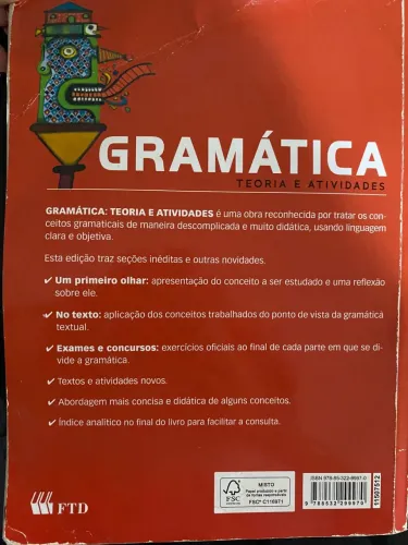 Livro Gramática Teoria e Atividades
