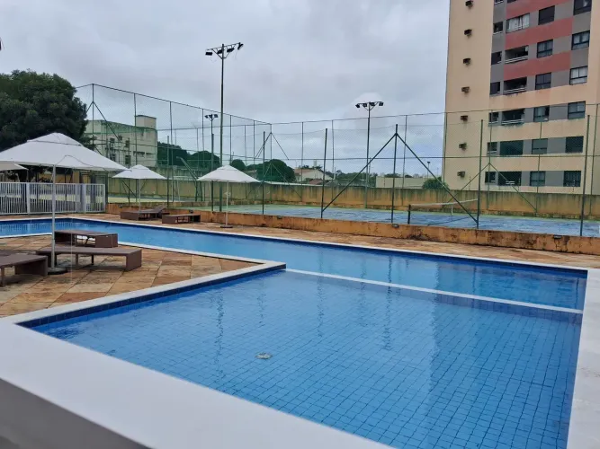 Apto 2/4, varanda, sombra, andar alto, Sun Gardens, taxas inclusas