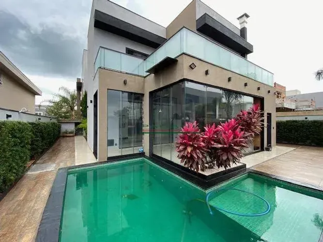 Casa com 5 dormitórios para alugar, 380 m² por R$ 18.874,89/mês - Alphaville - Ribeirão Pr