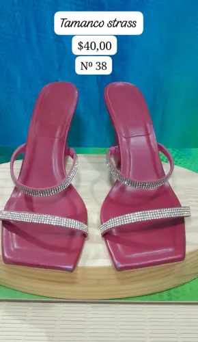 Tamanco Strass