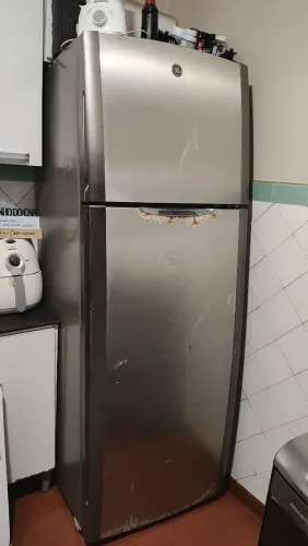Geladeira GE inox 470 lts