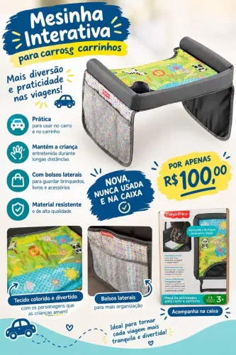 NEGOCIAVEL Mesa interativa para transportes INFANTIL