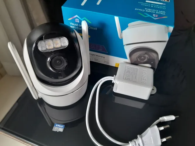 Câmera de Segurança Q1 5MP + Cartão 128GB PKLK
