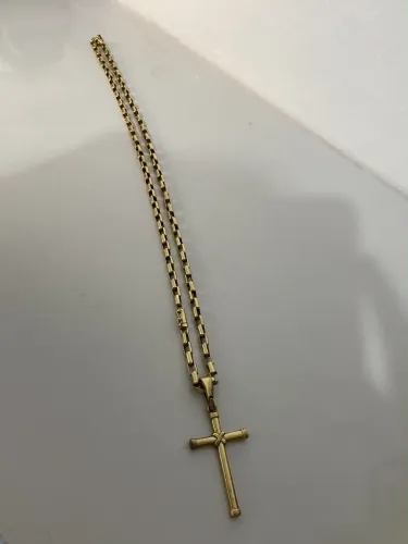 Corrente de prata italiana banhada a ouro