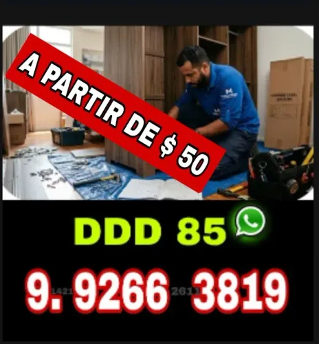 Montador de móveis com atendimento ágil para guarda-roupas, armários, closet e cômodas