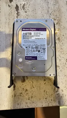 HD Interno 10tb Western Digital Purple AI DVR CFTV