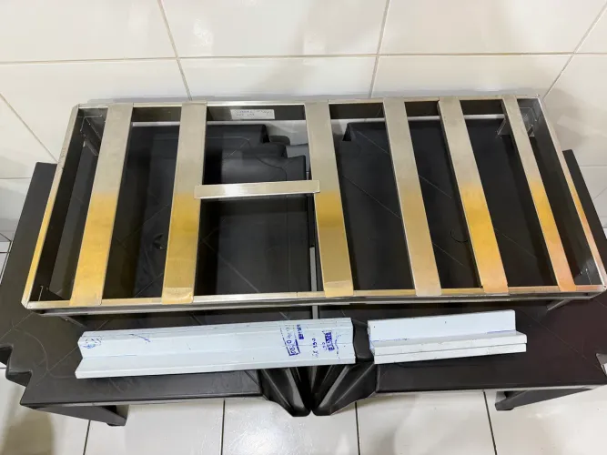 Suporte Açaí Loja Inox