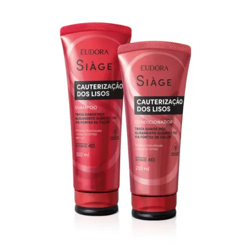 Shampoo + Condicionador Cauterização dos Lisos Eudora