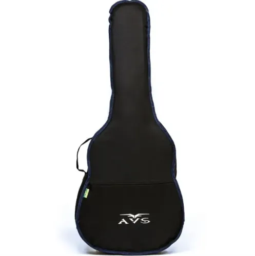 Bag p/ Violão Folk AVS Simples 2 Alças Preto BIC009SP3