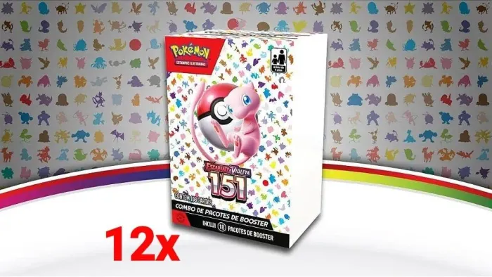 Caixa mini display 151 boosterbox pokemon