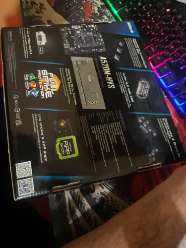 Placa mae ASROCK A520M-HVS AM4 100 reais abaixo do mercado