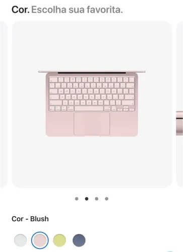 MacBook Neo 256GB 13 polegadas Rosa