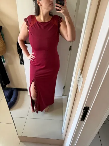 Vestido de festa vermelho