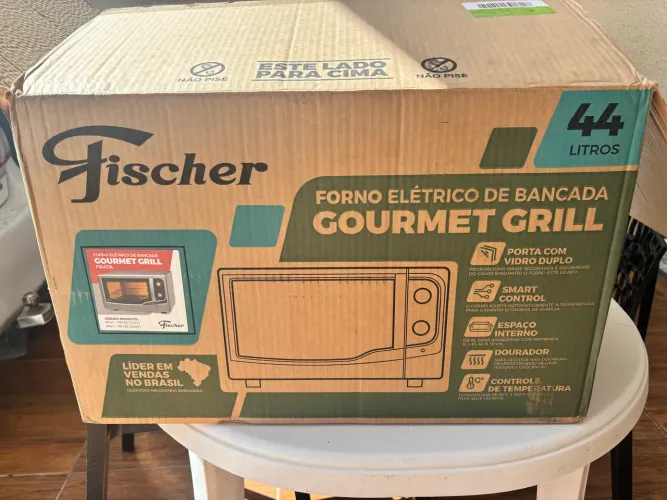 Forno Elétrico de Bancada Fischer Gourmet Grill 44 litros